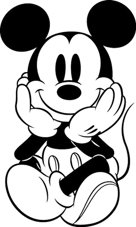 Mickey sitting