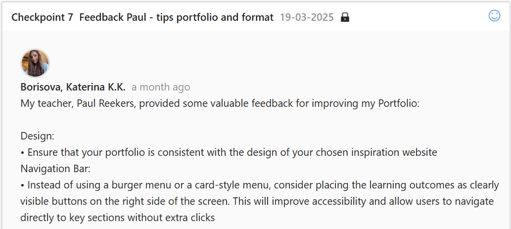 Inspiration-based layout